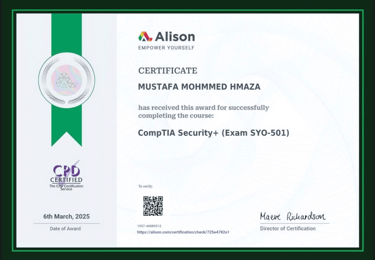 CompTIA Security+ (SY0-501)